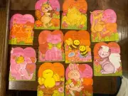 Vintage 1960’s Current Valentines Day Cards w/ Envelopes 10 Assorted Designs NOS