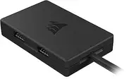 CORSAIR Internal 4-Port USB 2.0 Hub - 4x 9-Pin USB 2.0 Ports - Easy Magnetic Installation - Compatible with most Intel and AMD Motherboards - Black