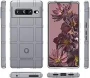 Compatible with Google Pixel 6 Pro 5G Case,Shockproof Protective Cover,Compatible with Google Pixel 6 Pro 5G TPU Soft Shell Phone Case Cover Gray
