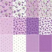 Riley Blake Jelly Roll - STRENGTH IN LAVENDER - 100% Patchwork Cotton Fabric