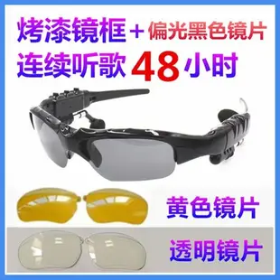 2023新款智能藍牙眼鏡耳機男款無線多功能帶偏光太陽眼鏡騎行墨鏡
