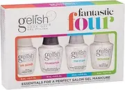 Gelish Fantastic Four Soak Off Gel Nail Polish Kit 15 ml White