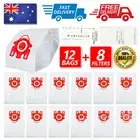 12x Vacuum Cleaner Bags For Miele FJM Hyclean 3D COMPACT C1 C2 S4 S6 S290 S381