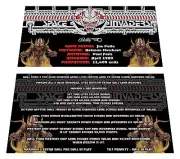 Bally Space Invaders Pinball Custom Apron Info and Instruction Cards