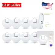 8-Pack Ultra-Thin Window Alarm with 120dB Loud Sound for Home & Office Security