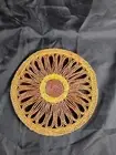 Handmade Tea Coaster Bowl Oval Dining Table Mat Natural Fiber Round RR