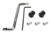 PULSE RACING INNOVATIONS Tear Off Post Black Lockdown w/Tools LTP001BK