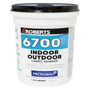 Solvent-Free Indoor/Outdoor Carpet Adhesive - 1 Quart with Microban Protection