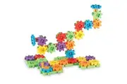Learning Resources Gears! Gears! Gears! Starter Building Set, Puzzle, Early STEM Toys, Gears Toys for Kids, 60 Pieces, Ages 3+