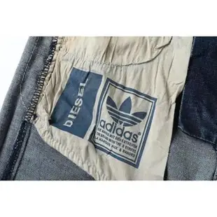 Aura【JA084B122】adidas 彈力修身小直筒 男生丹寧牛仔長褲 531