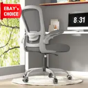 Ergonomic Office Chair Adjustable Lumbar Support High Back Mesh Desk Chair Iron