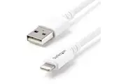 StarTech.com 3m (10ft) Long White Apple 8-pin Lightning Connector to USB Cable for iPhone / iPod / iPad - First End: 1 x USB - Second End: 1 x
