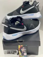 NEW SIZE 8.5 MENS - NIKE PAUL GEORGE 4 BLACK/WHITE (2020)