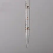 2pcs 20ml Clear Glass Pipette Lab Dropper Pipet With Scale Line Tool + Free ball