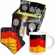 3dRose cgb_3302_1 German Flag-Coffee Gift Basket, Multicolor