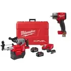 Milwaukee Rotary Hammer/Dust Extractor Kit 1" 18V Li-Ion With Impact Wrench