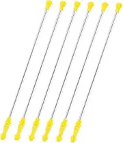 CAXUSD 6pcs Stainless Steel Spray Boom Telescopic Rods for Garden Sprayer Long Sprayer Wand