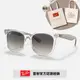 【RayBan 雷朋】方形太陽眼鏡(RB4379D-659811 55mm)