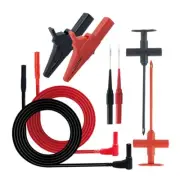 Multimeter Test Leads Kit with Clips, Puncture Probe, Wire-Piercing Test5335