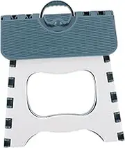 PartyKindom Ergonomic Folding Step Stool Plastic Portable Stool for Kitchen Bathroom Outdoor Camping