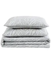 Kenneth Cole Urban Zebra Cotton Reversible Quilt Set