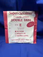 Super-Sensitive 1/2 Size Double Bass 'E' Stainless Steel Individual String