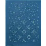 Quilting Full Line Stencil Sashiko 7 Treasures Reusable A4 use with Pounce