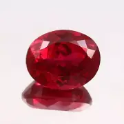 Mozambique Unheated Blood Red Certified Grade Ruby Oval 9.45 Ct Gemstone Cut