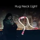 LED Flexible Handsfree Hug Neck Reading Book Light Torch Flashlight (Pink) Hot