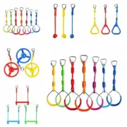 Rope Playground Climbing Ring Accessories Monkey Swing Bars Ninja Rope