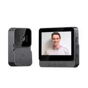 Video Doorbell Ring Wireless Outdoor Home Security Camera 1080P HD 2 Way Audio Night Vision Alerts 70 Degree Lens Smart Monitor