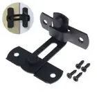 Right Angle Stainless Steel Theftproof Cabinet Lock Latch Door Hasp Barn