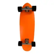 Orange Surf Fish Blank Skateboard Complete 10" Reverse Trucks 70mm Wheels Abec 7