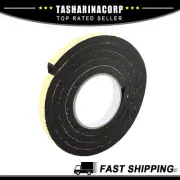 Piece of 1 6.6ft x 3/5 inch Foam Seal Tape Car Door Window Sealing Strip Black