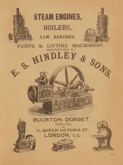 Hindley Bourton Dorset Steam Engine Pump Catalog 1905