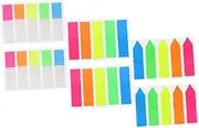 VILLFUL 6 Sets Sticky Page Marker Stickers Sticky Page Tabs Self-Adhesive Page Tabs Paper Page Tabs Paper Mark Sticker Tabs for Notebooks Book Annotation Supply Book Annotation Supplies