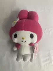 My Melody Hello Kitty plush bunny rabbit 2012 Sanrio Fiesta pink stuffed 6.5”