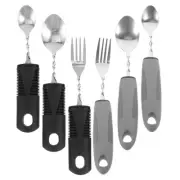 6 Pcs Anti-shake Tableware Man Elder Adaptive Utensils for Disabled Elderly