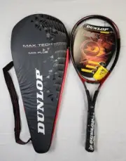 Dunlop MaxTech Tennis Racket w/ Cover - 4 5/8 in, Unstrung, MP, New Old Stock