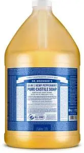 DR. BRONNER'S Pure-Castile Soap Liquid (Hemp 18-in-1) Peppermint 3.78L
