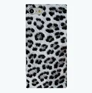 COCOMII - Square Case Compatible with iPhone SE 2022/2020/8/7 - Animal Print, Fashionable Pattern, Glossy, Women Girls Men, Rectangle Phone Case for iPhone SE 2022/2020/8/7 4.7 inch, Snow Leopard