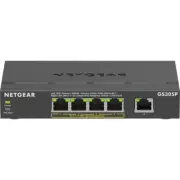 Netgear GS305P-300NAS 5 Gigabit Ethernet Port Unmanaged Switch 4x POE 63W Budget