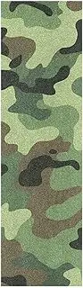 Amooorous Camouflage Green Decorative Skateboard with Grip Tape Anti Slip pro Scooter Grip Tape Waterproof Cruiser Board Grip Tape 33×9 Inch