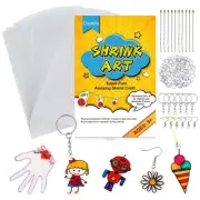 175 Pieces Shrink Plastic Sheet Kit Includes 25 Pieces Shrink Plastic Sheets ...