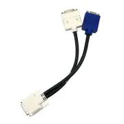 NEW Dell DVI-I (Male) to DVI-D & VGA (Female) Y-Splitter Cable DP/N 0WU329