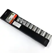 9-Piece 3/8” Drive Standard Socket Set SAE 12 PT, ¼” – ¾” Master Mechanic