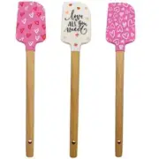 Butter Spatula Mixing Butter Scraper Wooden Handle Spoon Kitchen Baking
