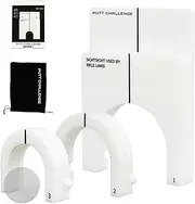 Pro Putting Gates | Golf Hole Putting Training Aid Portable Putting Hole Cup - Golf Putter Trainer Includes Protective Bag for Backyard Practice, Enthusiast, Advanced Players