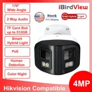 iBirdView 4MP Dual Light Panoramic Network Camera 170° 4MM 2 Way Audio IR+Color