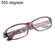 Reading Glasses +4.5 +5.0 +5.5 +6.0 Degrees Optical Lens Spectacles Eyewear - ya Red